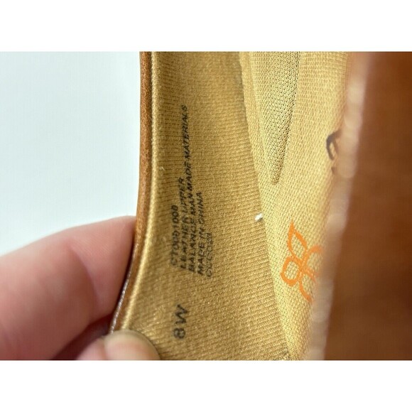 Comfortiva Womens AMORA Tan Leather Pumps Shoes Size 8W Slip Resistant Cushion - Picture 11 of 16